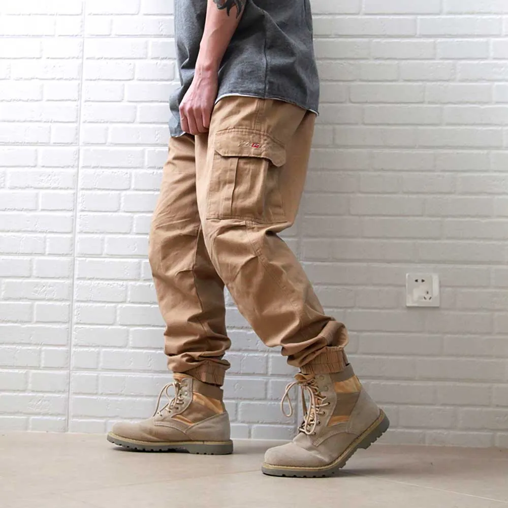 

Новые модные весенние брюки-карго, мужские повседневные джоггеры, Свободные мешковатые тактические спортивные брюки, уличная одежда, шаровары в стиле хип-хоп, женская одежда