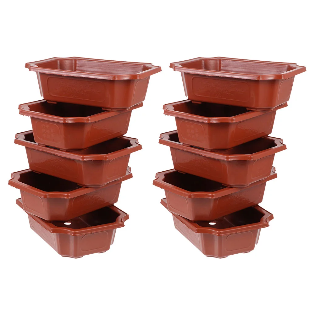 

Vintage Rectangular Landscape Flower Pot Garden Use Flowerpot Bonsai Pot Bonsai Training Pots Bonsai Plants Growing Pot