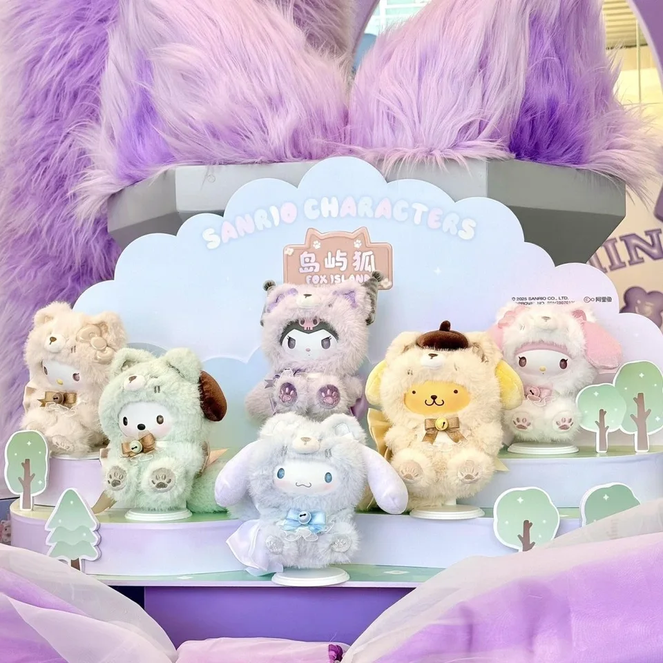 Original Sanrio Characters Fox Island Series Vinyl Plush Blind Box