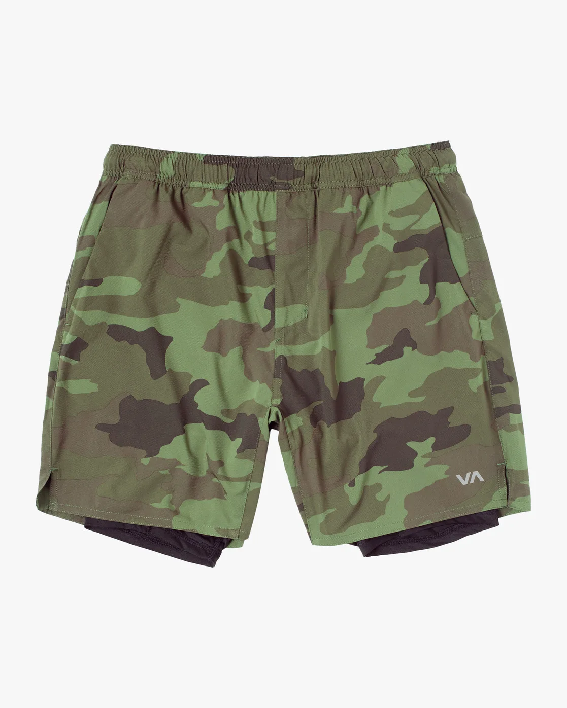 2024 New Camouflage Fashion Breathable Training Fitness Men's Shorts 2 IN1 Double Gym Male Bodybuilding Sports Elasticity Shorts 5