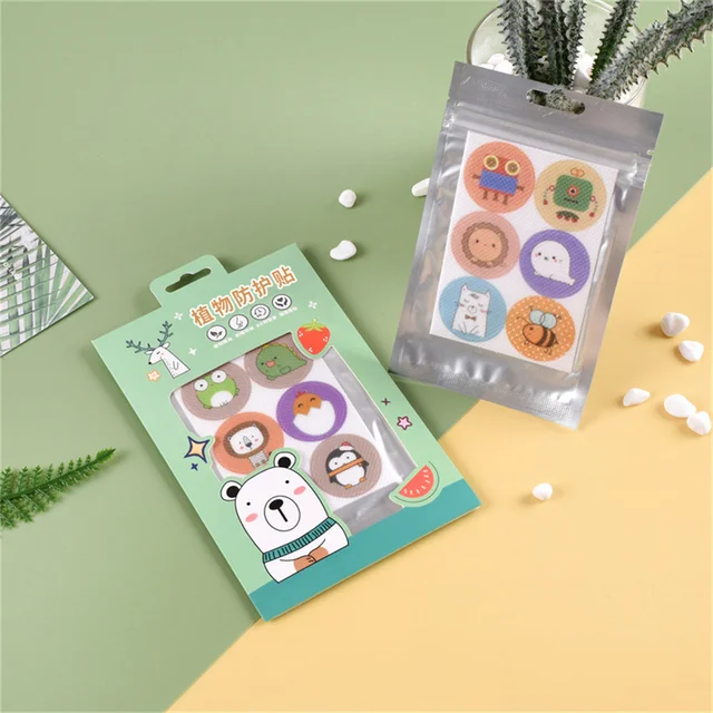 Xiaomi 6Db Rajzfilm Szúnyogtaszító Matricák Foltok Tiszta Növény Illóolaj -Matricák Baby Gyerek Nyár Kültéri - Image 2