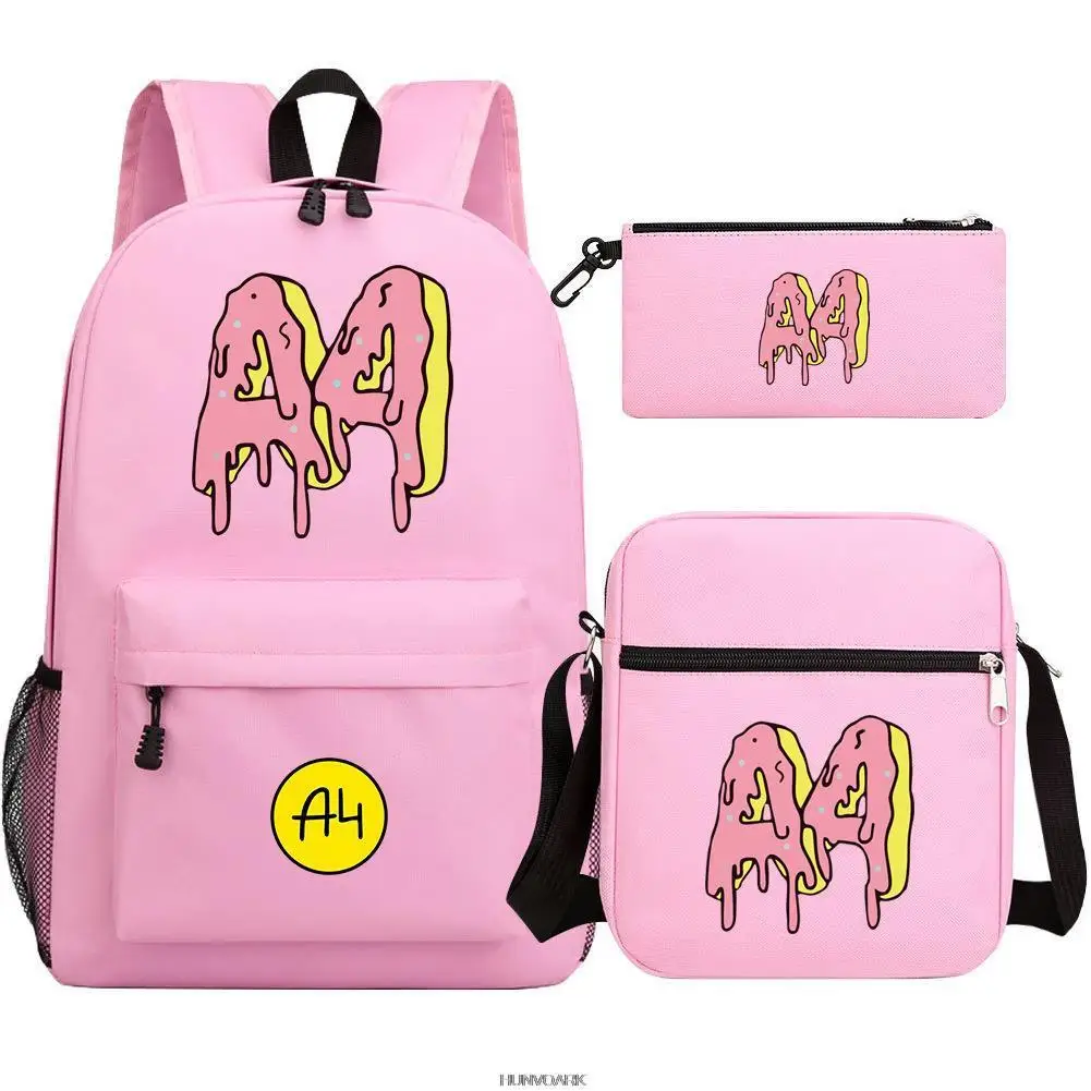 а4 мерч рюкзак School Backpack for Boy Girls Middle School A4 Mochilas Children Student Backpack Waterproof Oxford Schoolbag