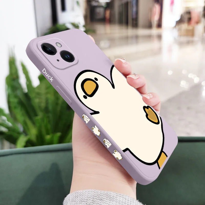 Charming Duck Silicone Phone Case Cover