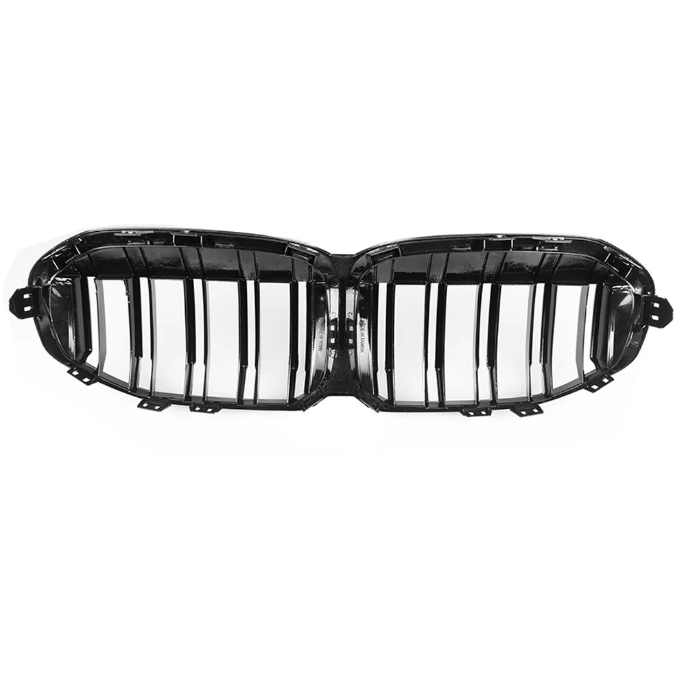 BMW 1 시리즈 F40 해치백 2021-IN 자동차 교체 부품용 프론트 키드니 범퍼 그릴 리얼 드라이 카본 파이버 후드 그릴