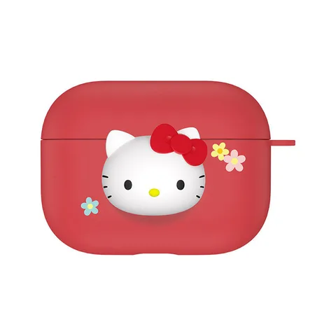 Pro Sanrio Hello Kitty Silicone Cases Cover Case Bluetooth Kawaii Case for Apple Earphone Case Silicone Shell