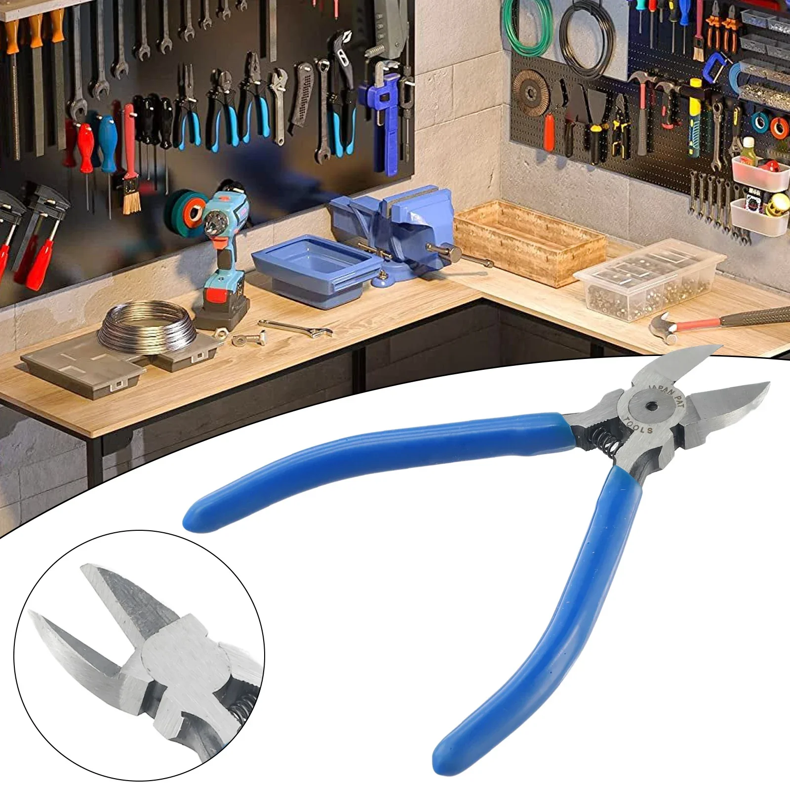 

Plastic High Strength Diagonal Cutting Plier Wire Cable Nippers Tools Fit For Cutting Flush Cut Great For Students