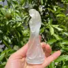 12cm Natural Selenite Crystal Carvings Angel Figure Gypsum Ornament Statue Reiki Healing Decorative Sculpture Modern Room Design 2