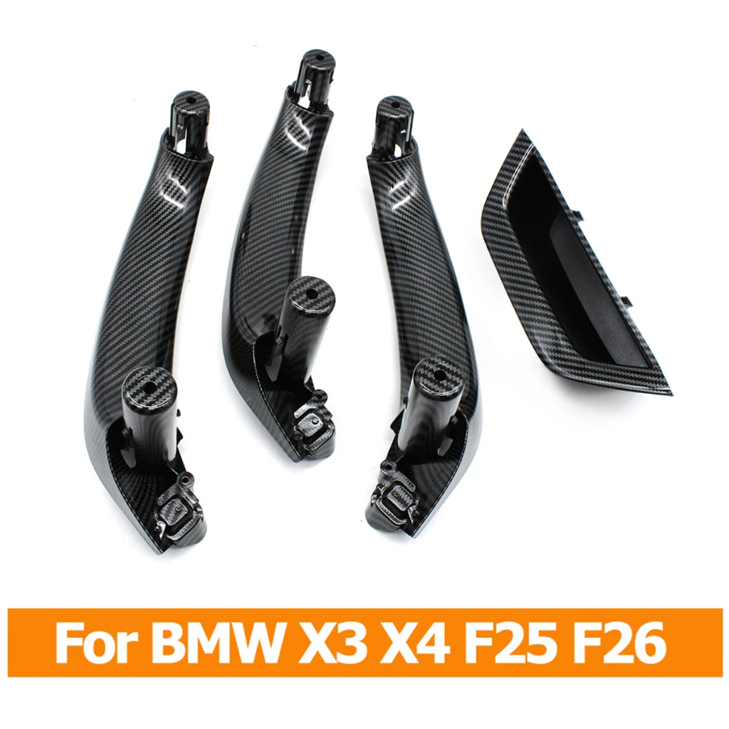 LHD-RHD-Carbon-Fiber-Interior-Door-Handle-Replacement-Kit-For-BMW-X3-X4 ...