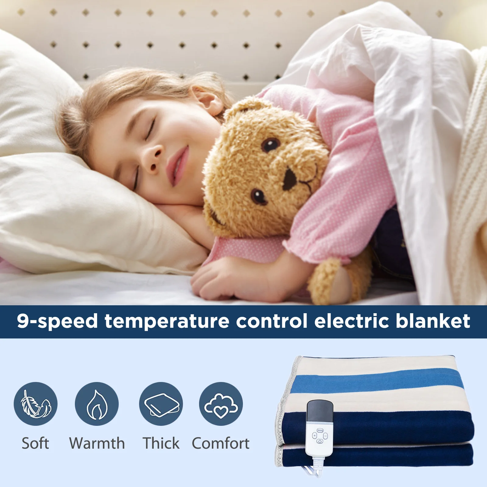 220v/110v Blanket Heated Electric Sheet Thicken Thermostat Electric Blankets  Security Electric Heating Blanket Warm Electric Mat - Electric Blankets -  AliExpress