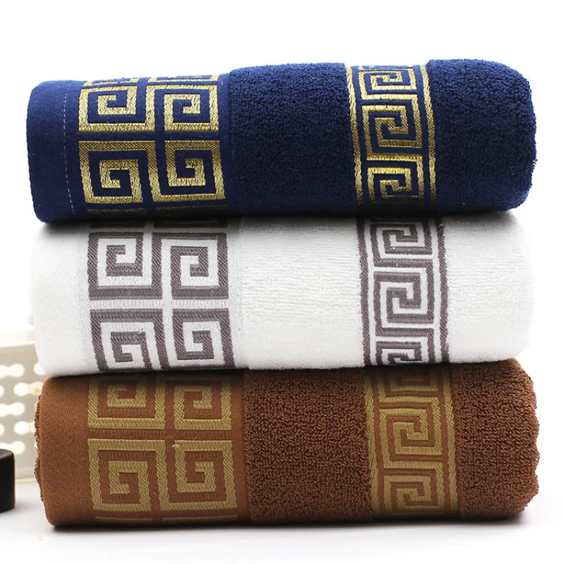 70x140cm Cotton Towel Adult Bath Gift Towel Beach Towels Absorbent Bathroom Towels Bathroom Utensils Car Washing