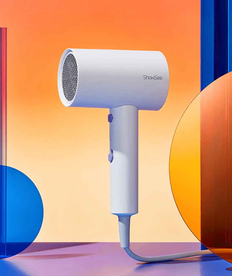 Secador de Cabelo Cuidados com os Cabelos Xiaomi Youpin Showsee Negativo 1800w Secagem Rápida Portátil Difusor Ionic Dobrável a4 Íon 32 Computers & Electronics