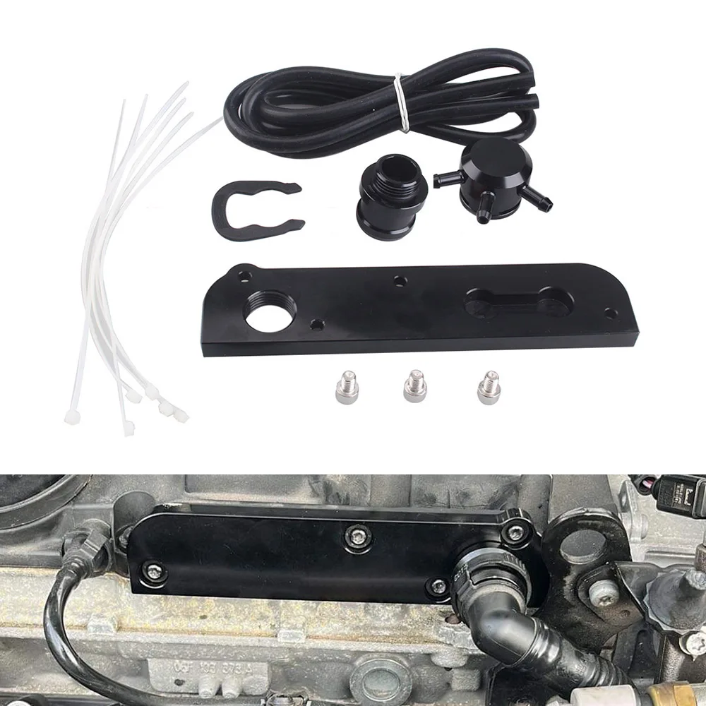 

PCV Adapter Set for Audi VW 2.0 TFSI EA113 ENGINE Torque Solution Billet PCV Adapter w / Boost Kit Cover