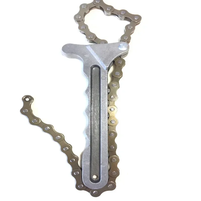 Adjustable Car Engine Oil Filter Chain Grip Key Wrench Remover Tools Car Repair Tools oil filter wrench