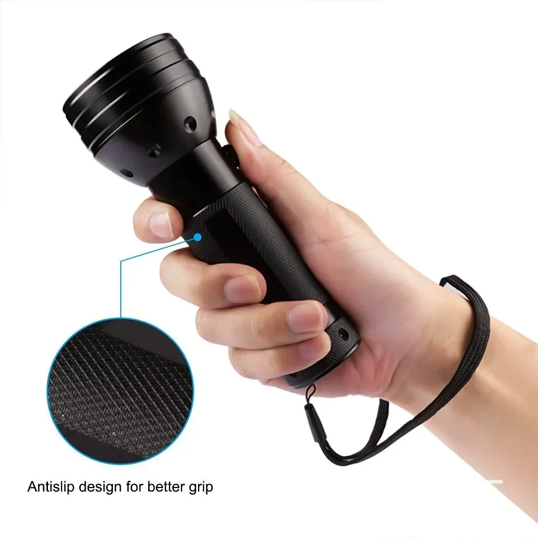 395nm UV Flashlight Blacklight 51LED UV Light Ultraviolet Flashlight for Pet Urine Detection Resin Curing fluorescent Check Lamp uv flashlight portable flashlight