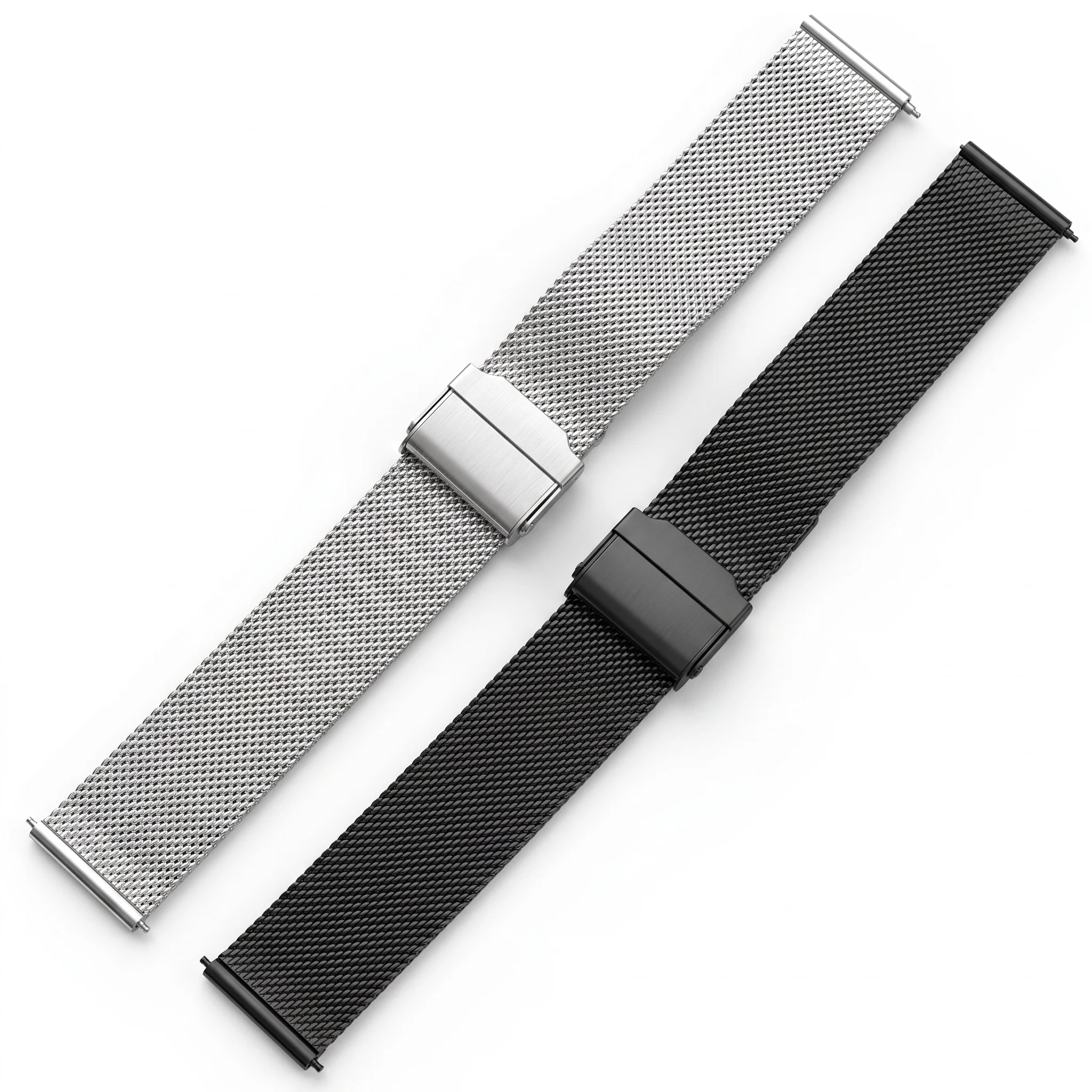 Elegant Stainless Steel Milanese Loop Watch Band – Quick Release Mesh Strap Bracelet