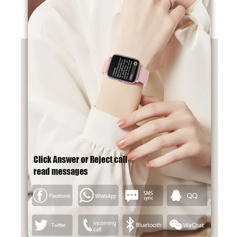 Y20GT Woman Smart Watch 2022 Full Touch Screen Answer Call Fitness Tracker GTS3 GTS 3 Smartwatch for Android iOS VS P28 Plus