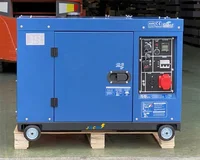Petit groupe électrogène diesel monophasé 6KVA 8KW 9KVA 10KVA 12KW, onduleur électrique domestique diesel 10-20KW 2