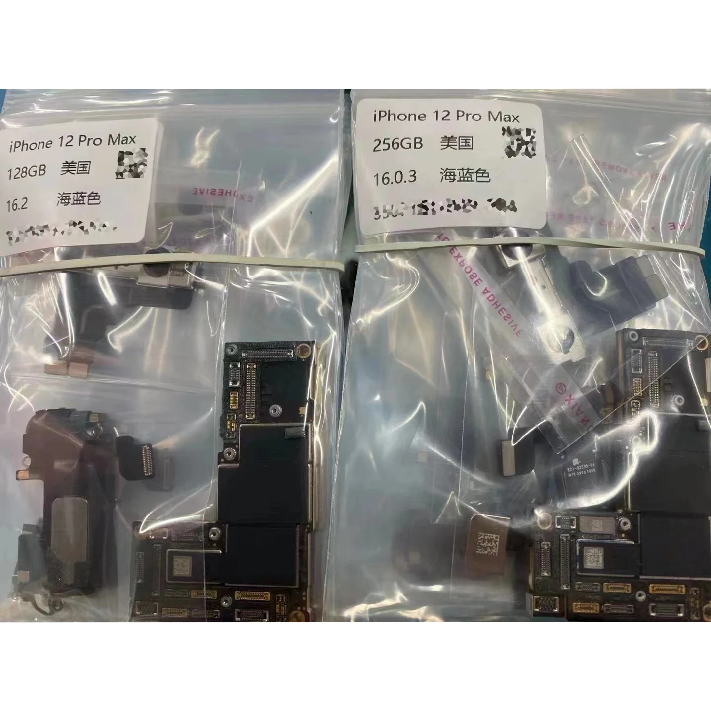 Scheda Madre Sbloccata Originale Per Iphone 12 Pro Con Face Id 128G 256G 512Gb Placa Base Para Iphone Serie 12