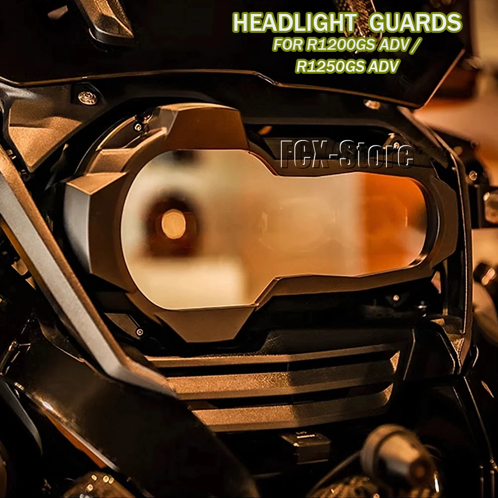 

Motorcycle Headlight Protector Guard Orange Fluorescent Covers For BMW R1200GS LC Adventuer R1250GS R 1200GS 1250GS ADVENTUER