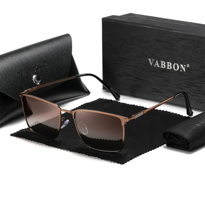 Anti-ultraviolet Car Sunglasses Man Superior Outdoor New Metallic Box Polarized Sunglasses 9439