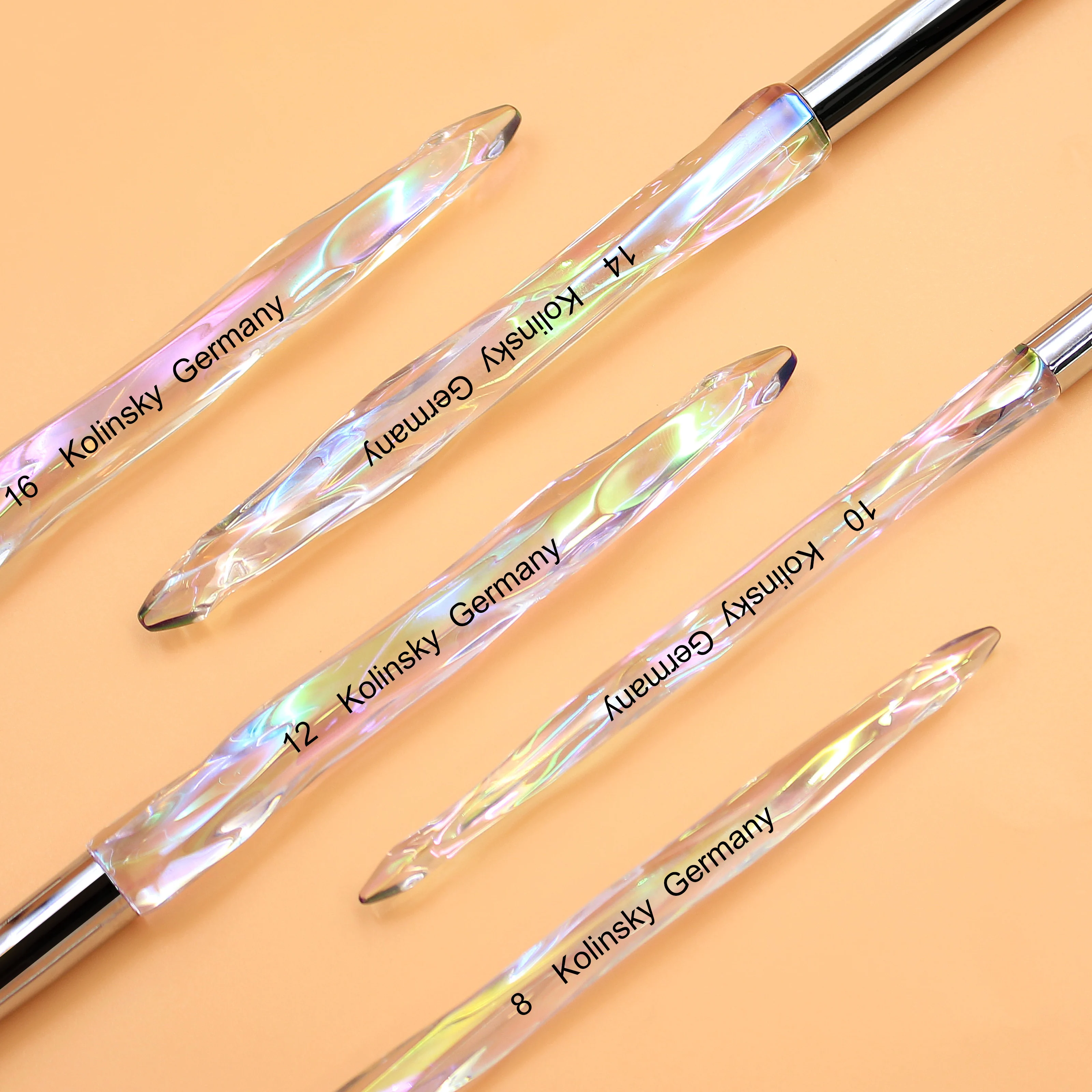Professional Nail Art Brush with Chic Handle - Perfect for French Manicures & Clean-Up, Ideal for Salon or Home Use 3