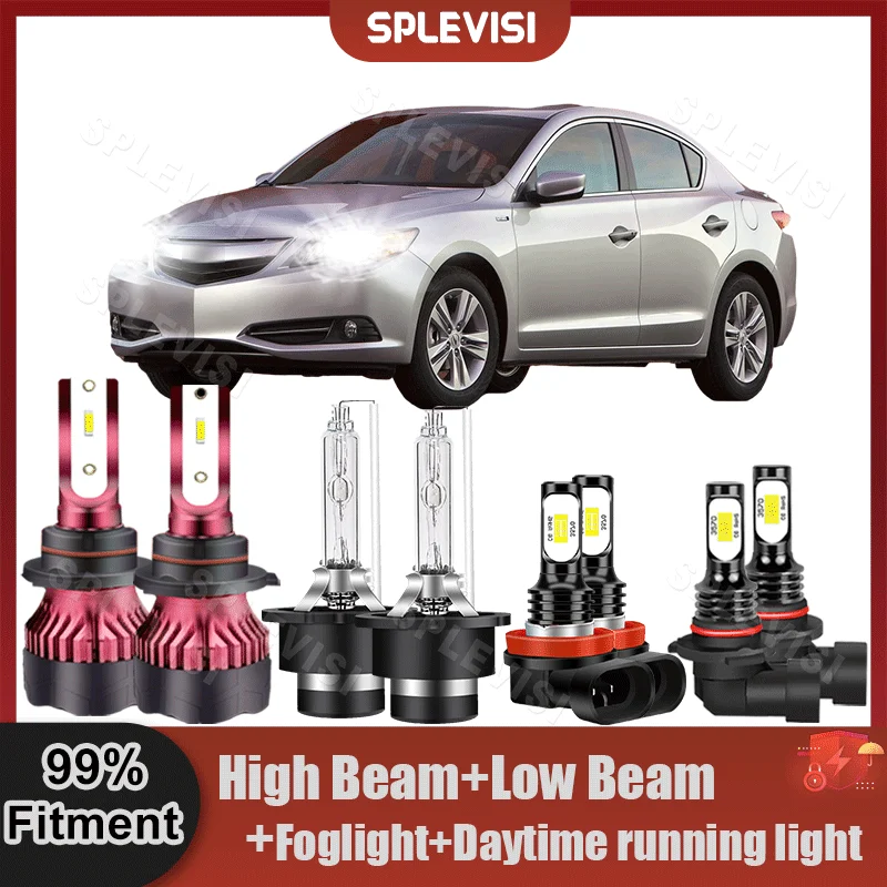4 Paia Led High Beam 9005 Lampada Allo Xeno Anabbagliante D2S Fendinebbia H11 Luce Di Marcia Diurna 9005 Set Combinato Per Acura Ilx Per Acura Tl