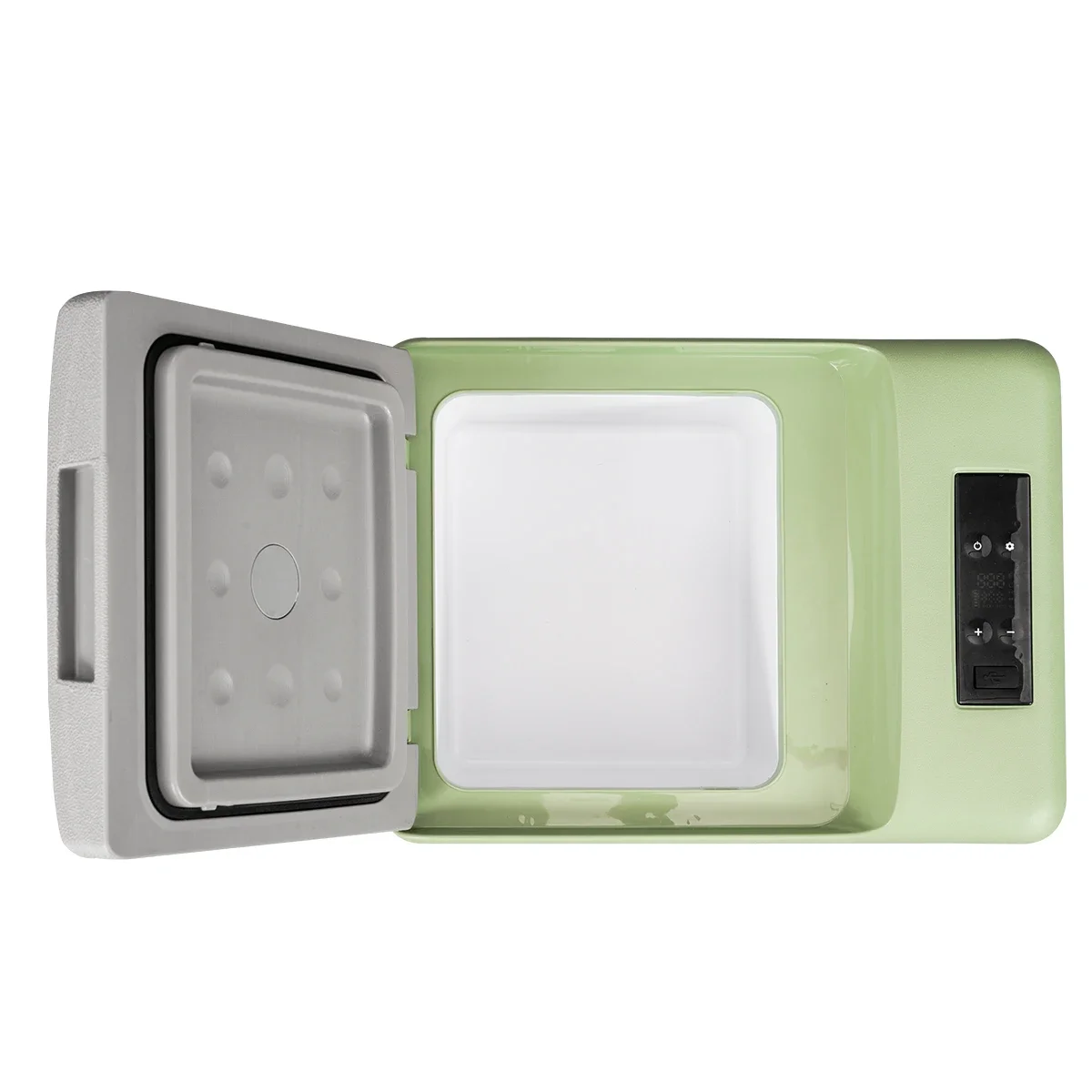 camping fridge 9L LCD display DC 12V/24V portable refrigerator mini fridge car freezer for car home outdoor use -20-20 ℃