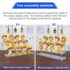 Acrylic Risers for Display 3 Tier Acrylic Tiered Shelf for Toy Jewelry Cosmetics Dessert Display Figures Dessert Doll Shelves 4