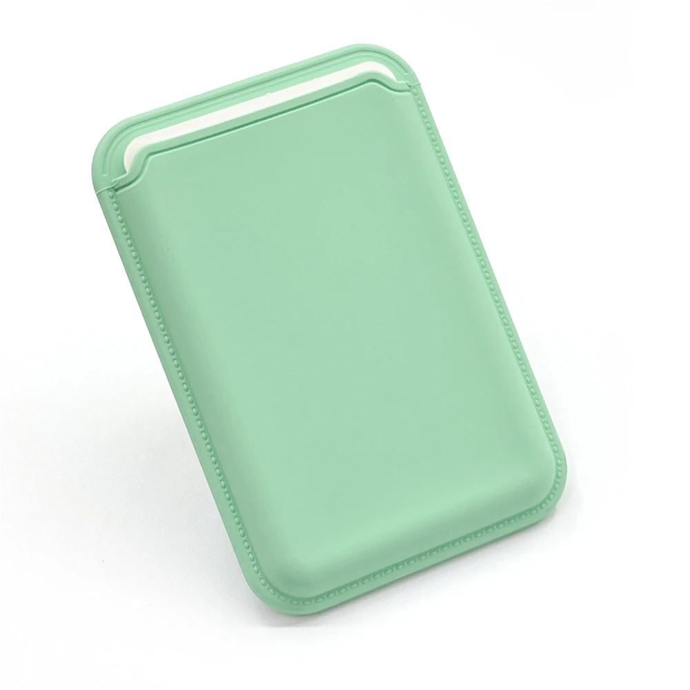 Enhanced Silicone Magnetic Wallet Card Holder - Universal Smartphone Accessory