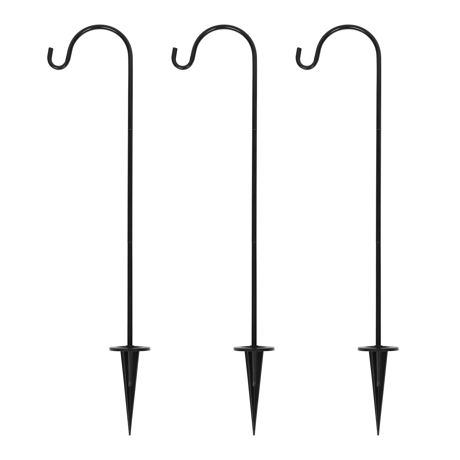 

Iron Floor Plug Heavy Duty Hangers Tall Shepherds Hooks Feeder Outdoor Hanging Stand