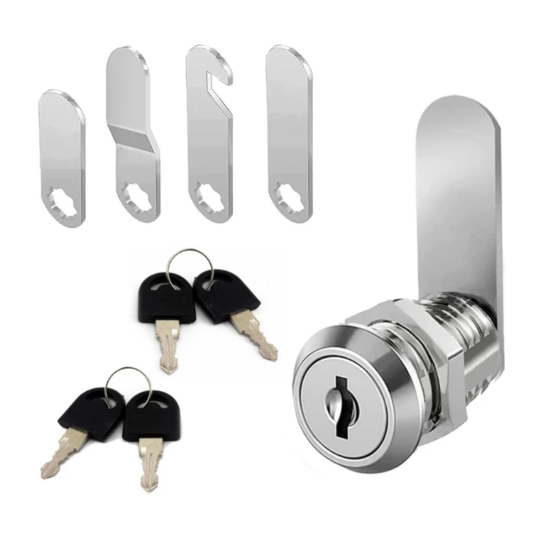 Upgraded 16mm Lock Set 4 Keys Included Secure Cabinet Lock Set Simple Install