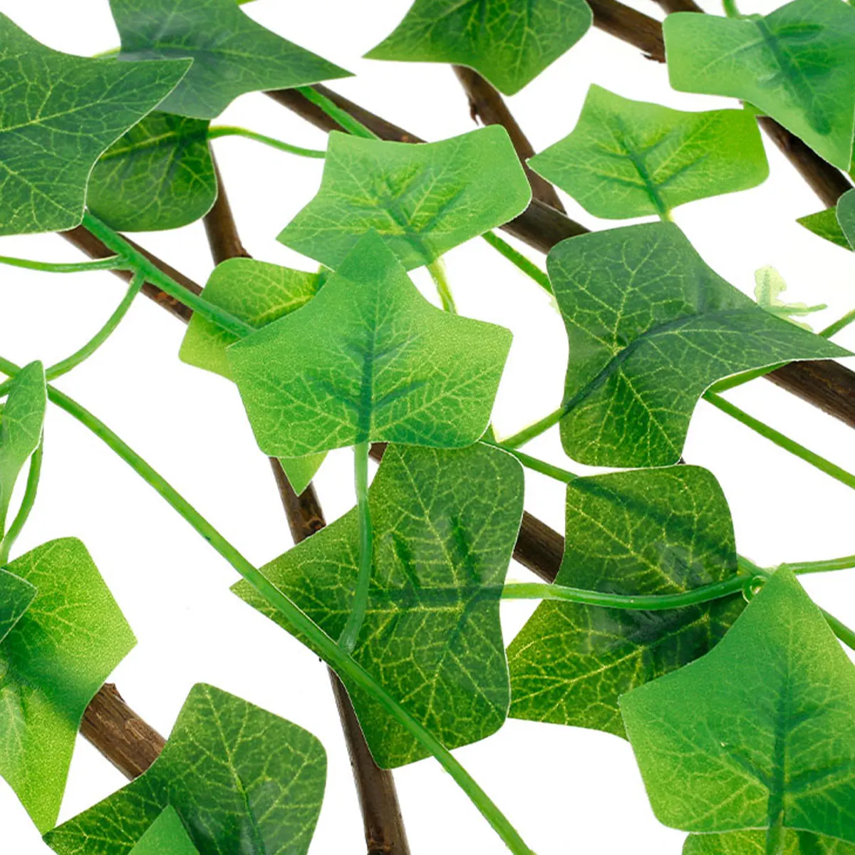 Artificial Ivy Leaf Privacy Fence Wood Expanding Trellis