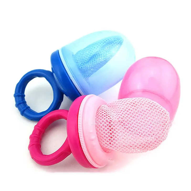 

New Baby Pacifier Fresh Food Nibbler Feeder Newborn Safety Feeding Nipple Mesh Bag Infant Chew Fruits Vegetables Chupeta Soother