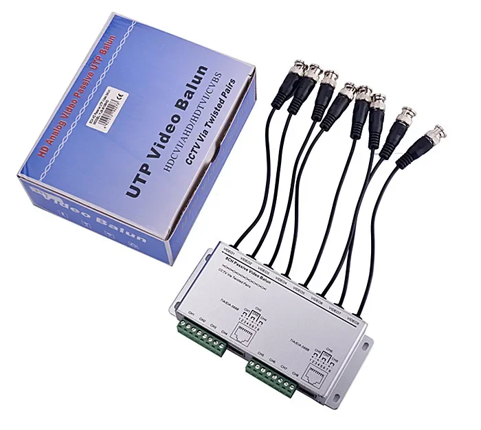 ESCAM 8 ä  ߷  ۽ű, HD CVI, TVI, AHD нú Ʈù, 8 ä, BNC-UTP Cat5, 5e, 6 ̺, 720P, 1080P