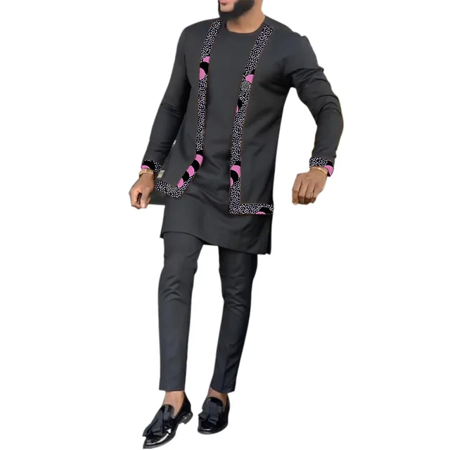 Ademola Long Sleeve Dashiki Outfit - Image 4