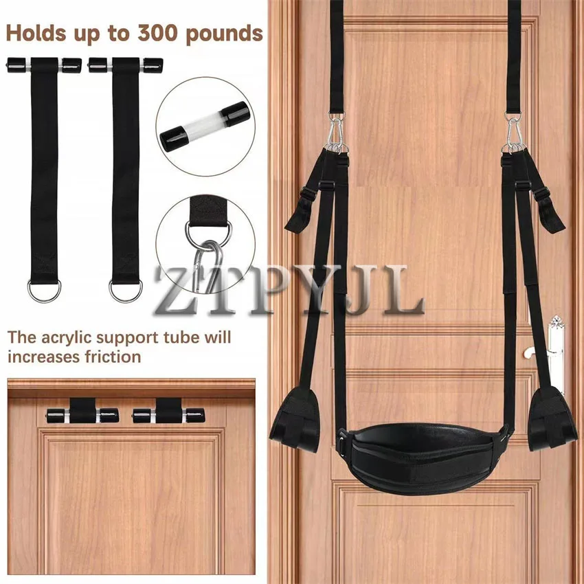 Couple Toys Swing Leather Plush Cushion Sex Swing Adult Door Hanging Chair Sex Love Sling Toys For Ladies Furniture Sexshop 18+