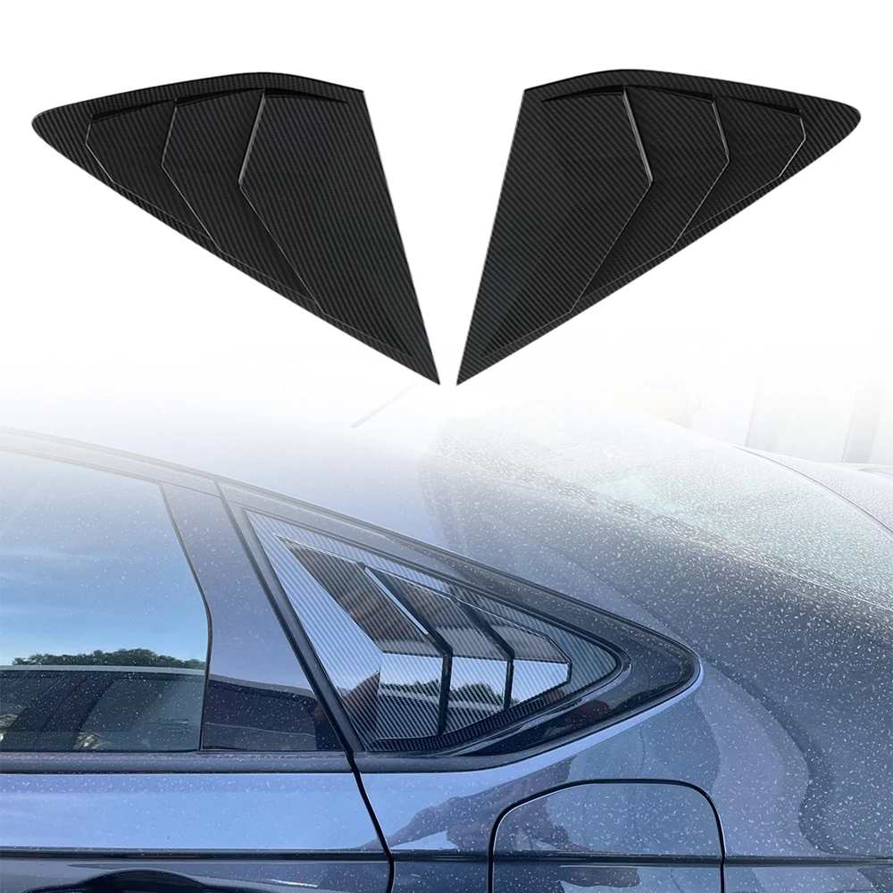 

Car Rear Side Window Shutters Ventilation Shutter Cover for Honda Louvers Air Vent Scoop Shades Cover Trim Car Accessories