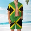 Jamaica Men's Beach Suit Funny 2 Pieces Pantdress  top Quality  Home Eur Size 1