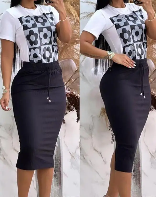 Рисунок 6 - Женский Повседневный костюм с коротким рукавом