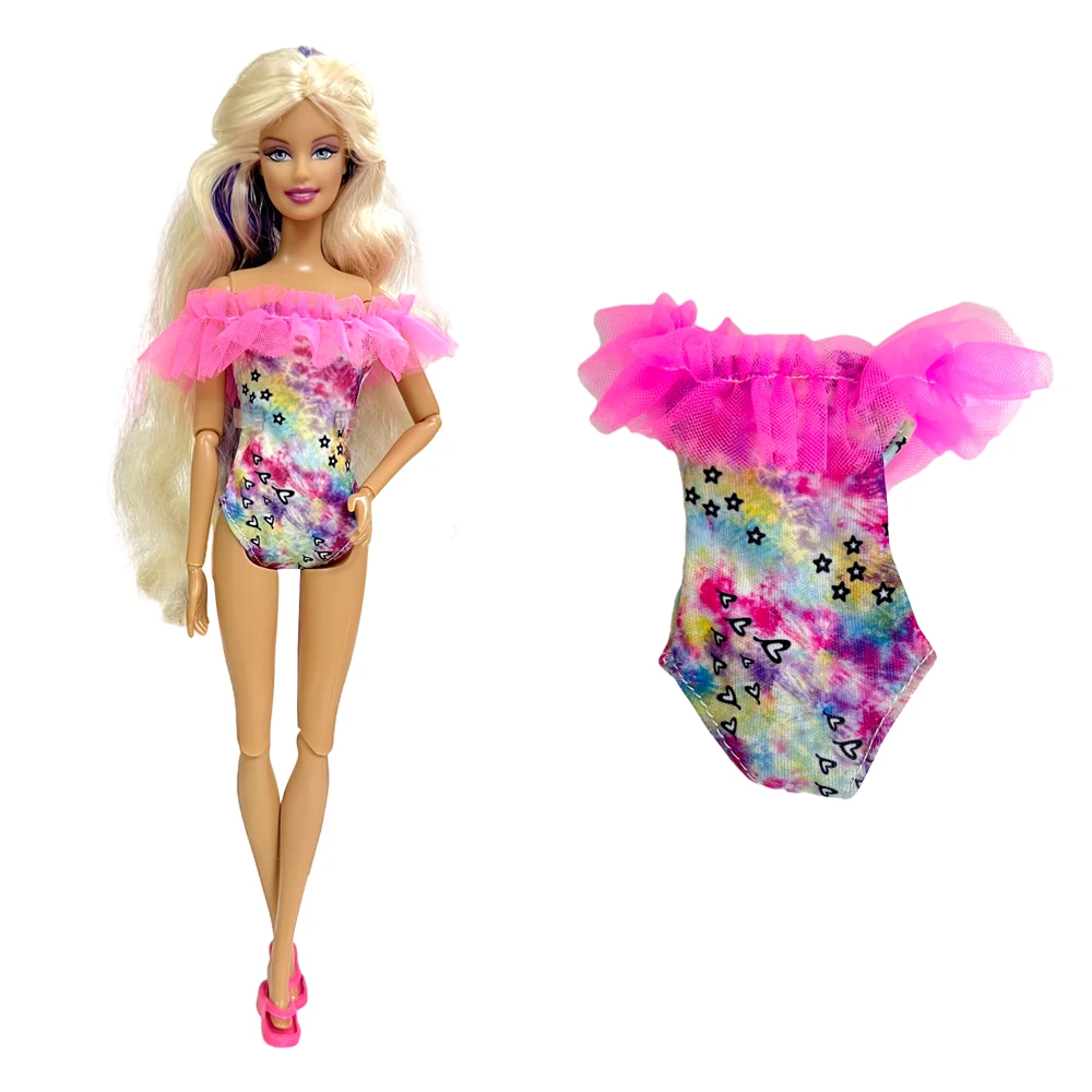 NK Mix Style Fashion Swimwear For Barbie Doll Clothes Bathrobe Summer Dress Beach Cool Dress Bikini Party Dolls Accessories JJ