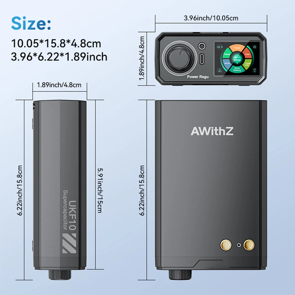 Portable Pedal Spot Welding Machine Type-C Rechargeable 18650 Lithium Battery DIY Nickel Sheet TFT Color Screen Spot Welder Tool