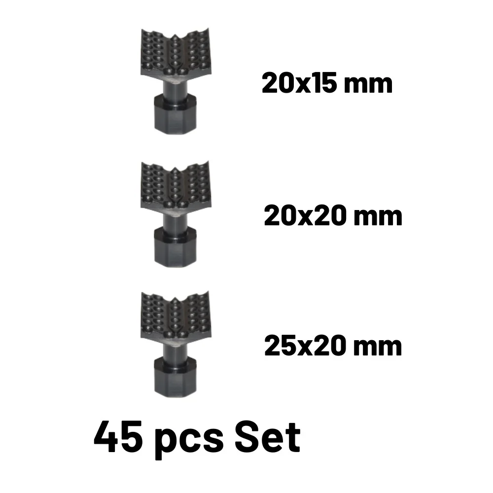 塗装なしの無線溶解器45個の接着剤タブdvr修理3つの異なるツール15mm20mm25mm