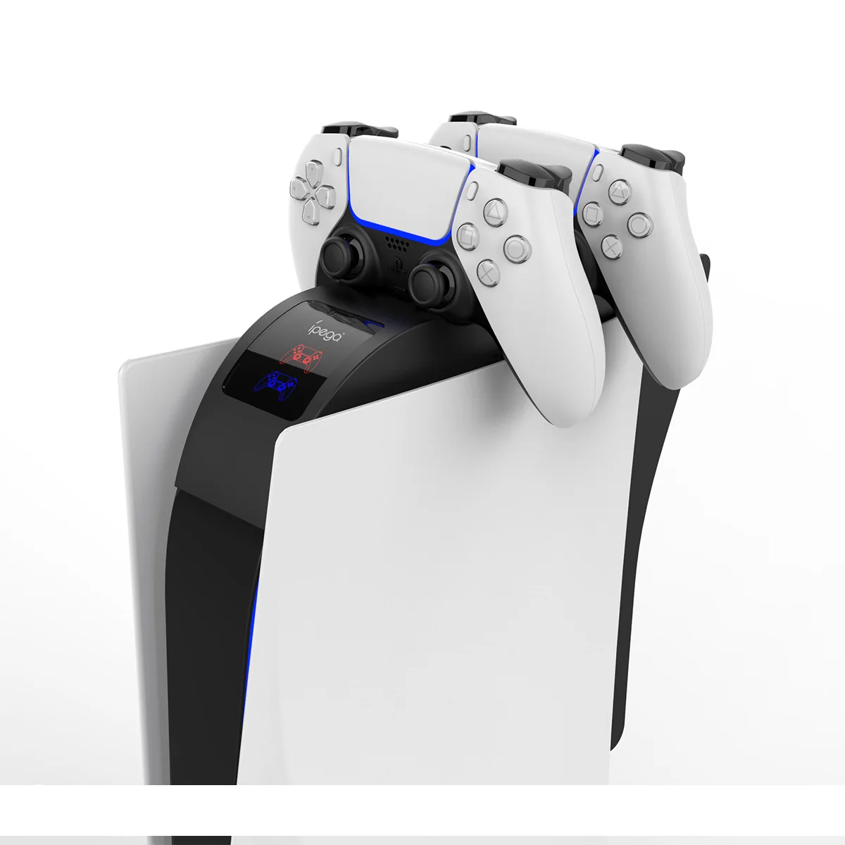 2 in 1 For PS5 Vertical Cooling Fan Dual Controller Charging Headphone hanger 3 Fan Station Charger for PS5 Accessories