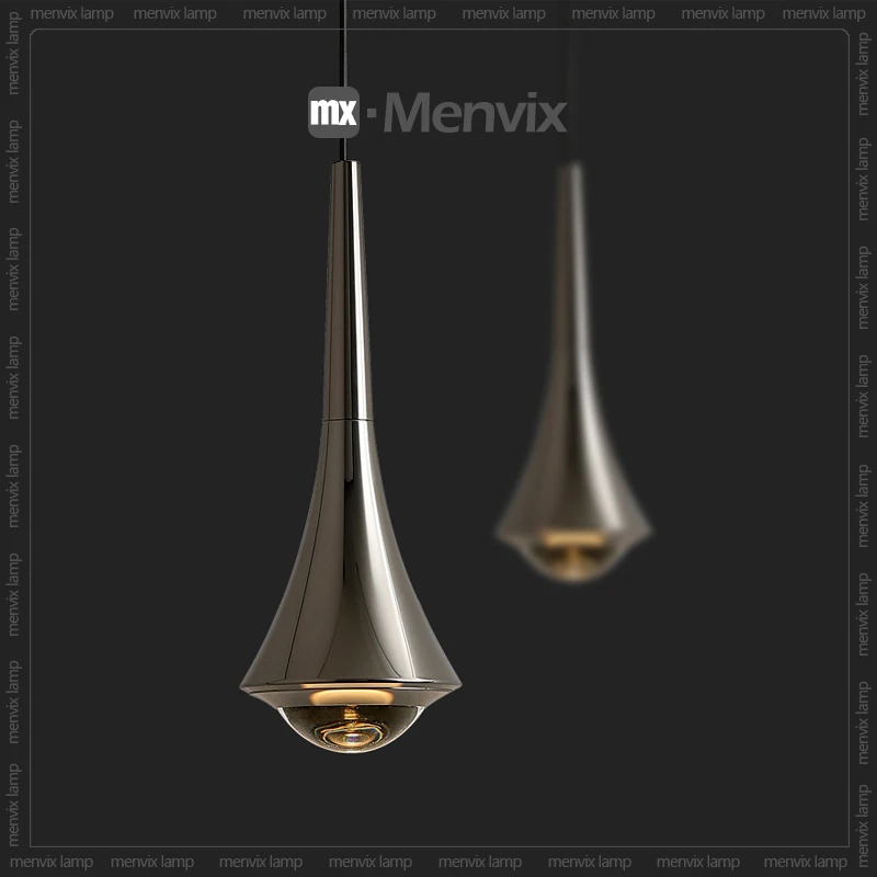 Menvix Modern Nordic LED Pendant Lights Mirror Lamp Dimmable Home Kitchen Island Dining Living Room Bar Cafe Droplight Fxture 
