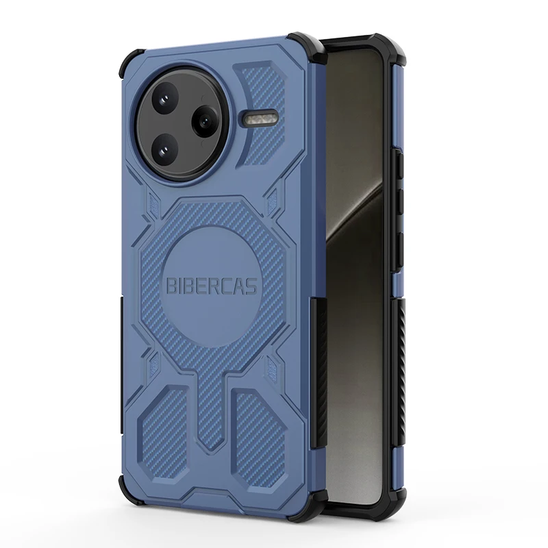 BIBERCAS Armor Shockproof Phone Case - Durable Protective Back Cover