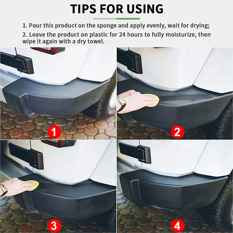 Car Plastic Restorer Back To Black Gloss Car Cleaning Products Plastic Leather Restore Auto Polish And Repair Coating Renovator 5