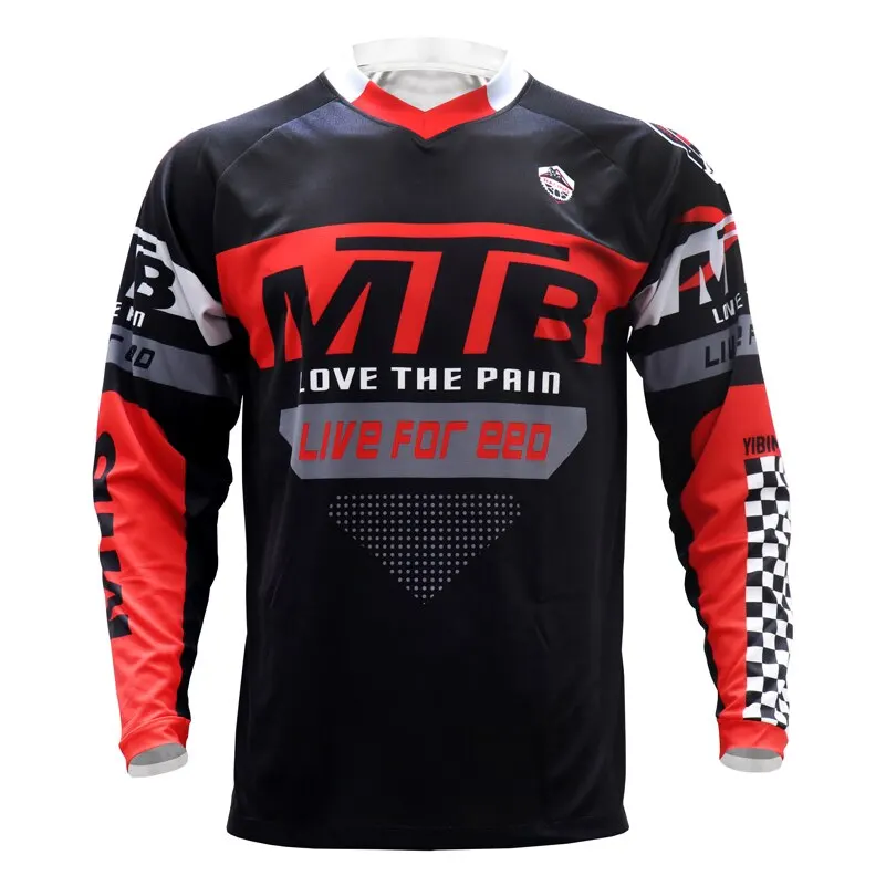 

New cool MTB downhill jersey Motorcycle Jersey bicycle mountain Tops competitive race Fitness breathable short sleeve