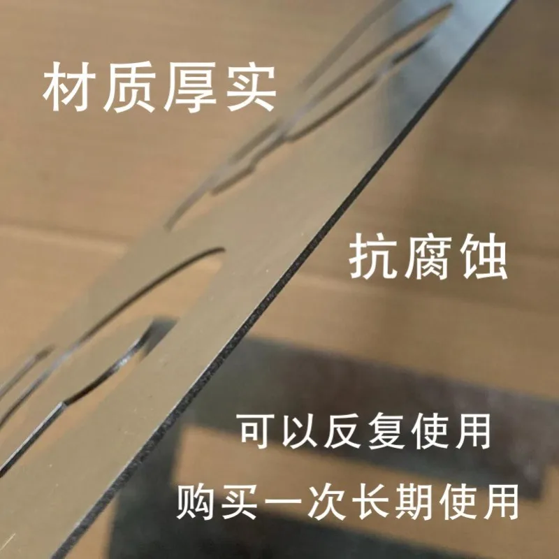 스프레이 페인팅 템플릿, 중공 문자, 디지털 엘리베이터 패턴, 철판, 스테인레스 스틸 장식, 광고