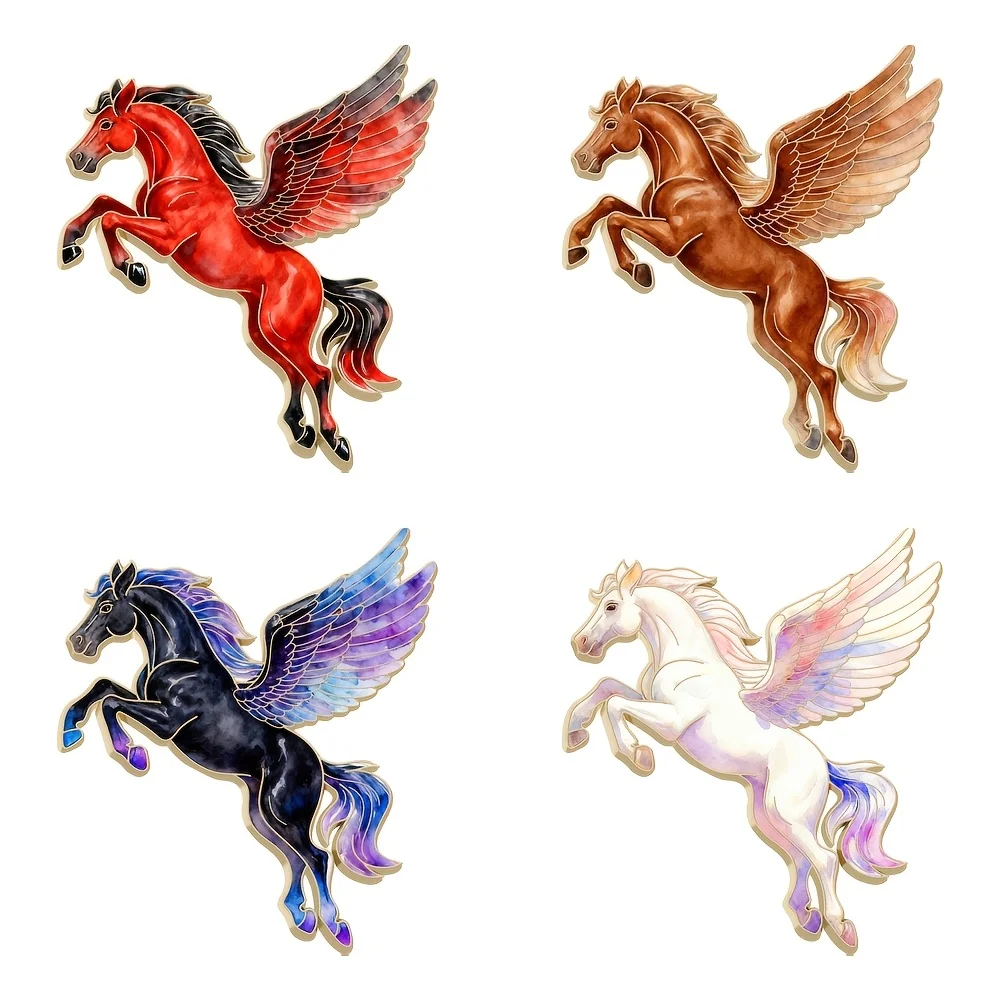 Elegant Horse Enamel Pin | Fashionable Animal Brooch & Lapel Badge Jewelry Gift