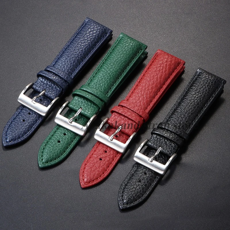 Luxurious Handmade Genuine Calfskin Leather Watch Band – Universal Soft Strap